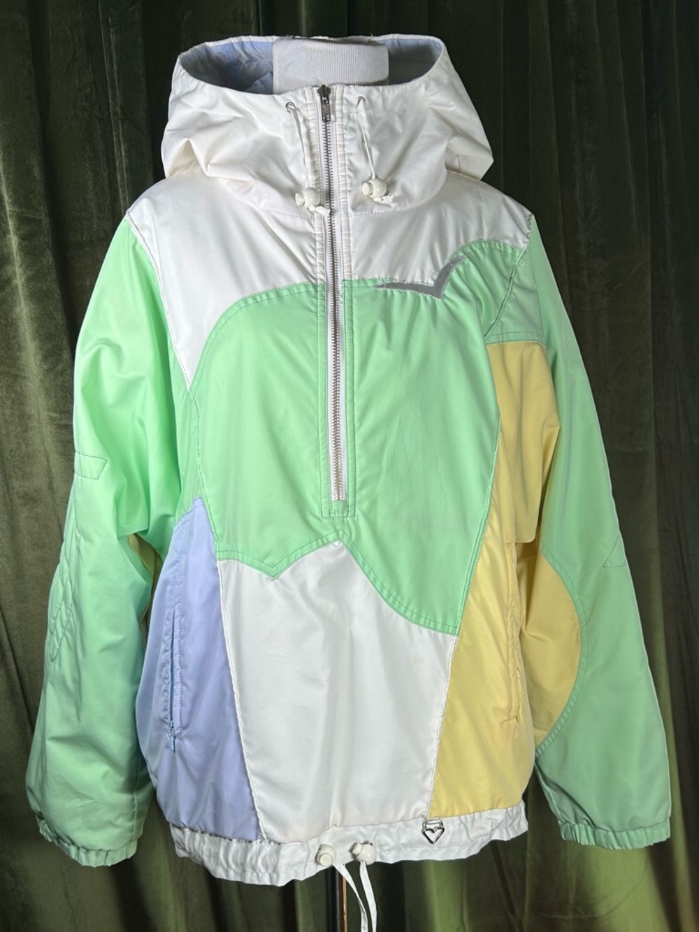 Authentic Vintage 90's Obermeyer Sport "Cutter"/"Splash" Color Block Anorack - Picture 2 of 12